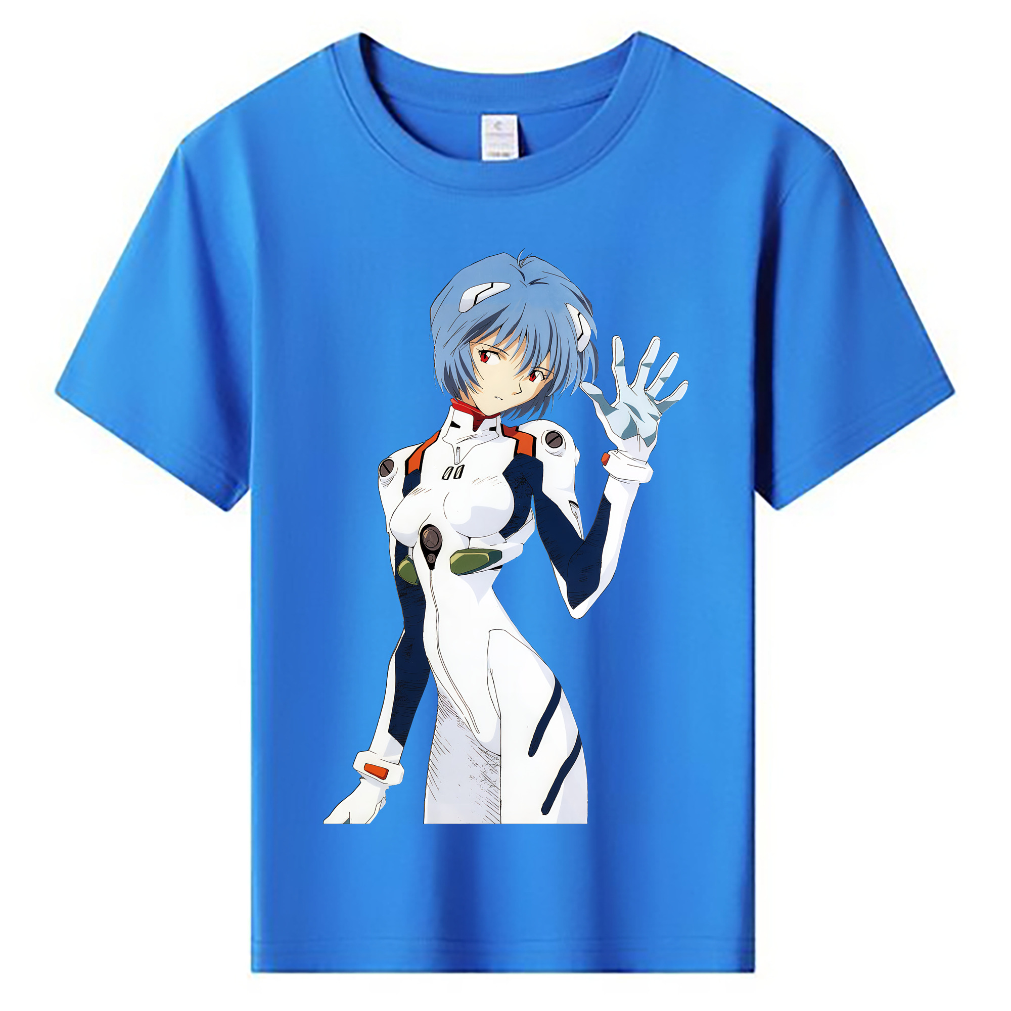 （画像用） EVA 新世紀エヴァンゲリオン 綿100％キッズTシャツ（フロントプリント）